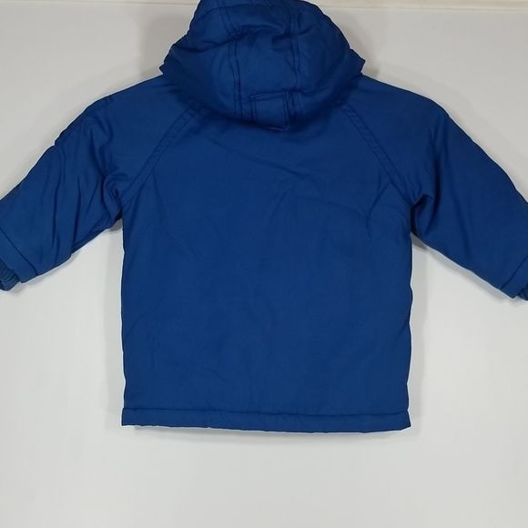 Gap 18/24 Months Blue Gray Winter Jacket Long Sleeve Full Zip With Snaps - Picture 4 of 8